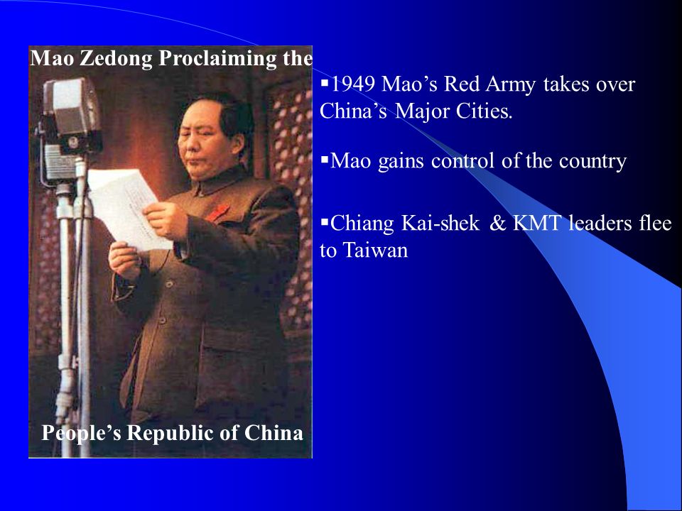 Image result for mao zedong proclaims communist china
