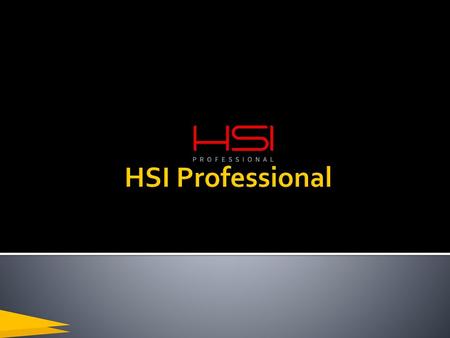 HSI Professional.
