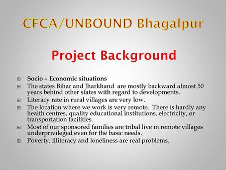 CFCA/UNBOUND Bhagalpur