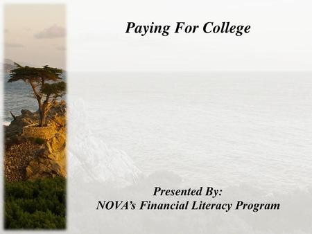 NOVA’s Financial Literacy Program