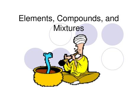 Elements, Compounds, and Mixtures