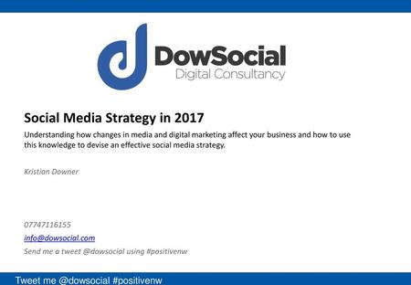 Social Media Strategy in 2017