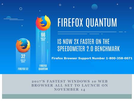 2017'S FASTEST WINDOWS 10 WEB BROWSER ALL SET TO LAUNCH ON NOVEMBER 14 Firefox Quantum.
