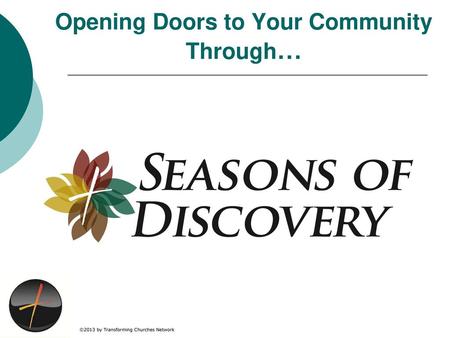 Opening Doors to Your Community Through…