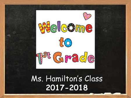 Ms. Hamilton’s Class 2017-2018.