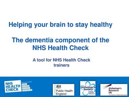 A tool for NHS Health Check trainers
