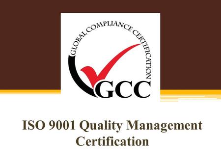 ISO 9001 Quality Management Certification in Australia