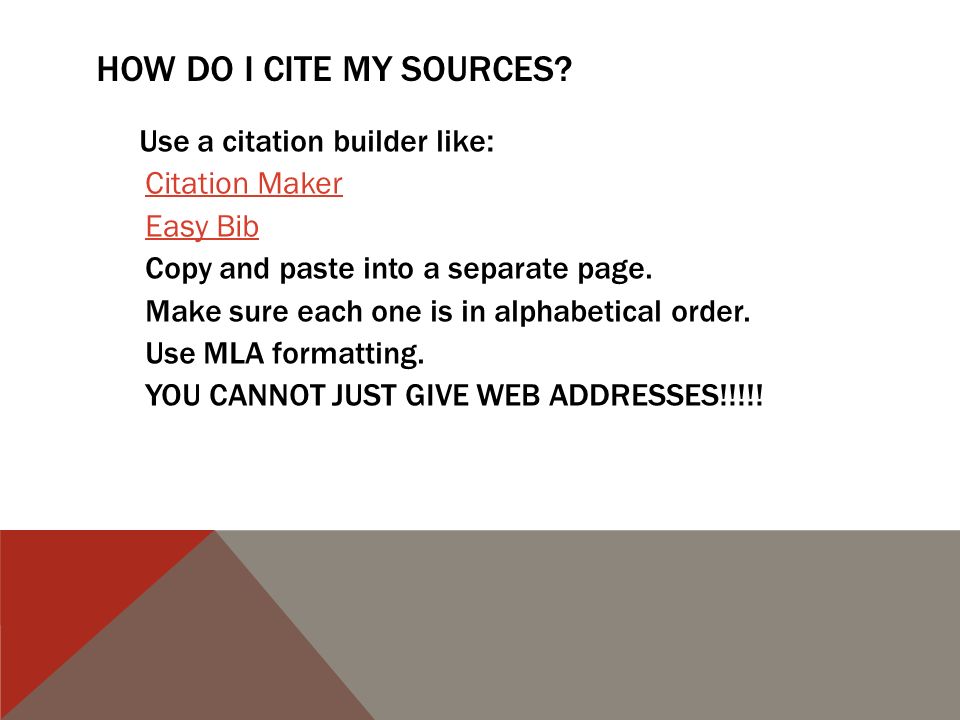 work cited maker