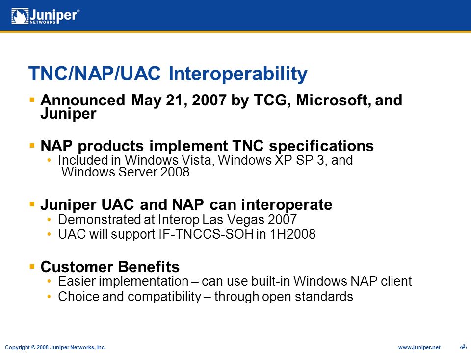 Juniper Vista Support