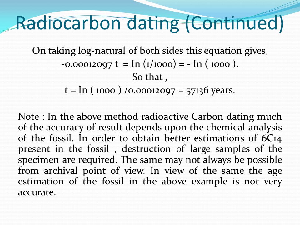radiocarbon dating not accurate