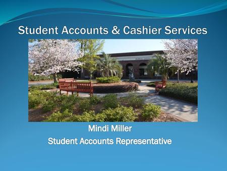 Student Accounts & Cashier Services