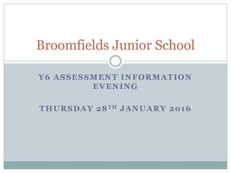 Broomfields Junior School