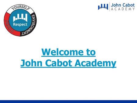 Welcome to John Cabot Academy