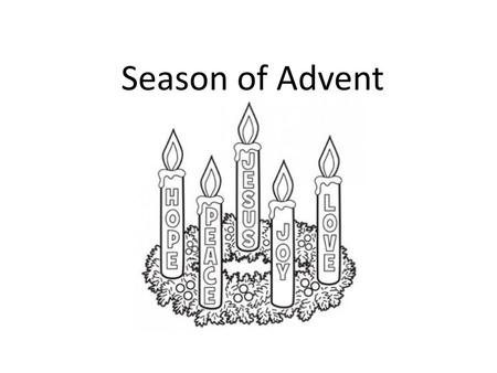 Season of Advent.