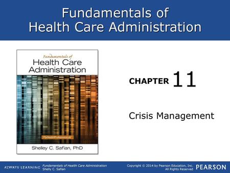 11 Crisis Management.