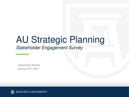 AU Strategic Planning Stakeholder Engagement Survey