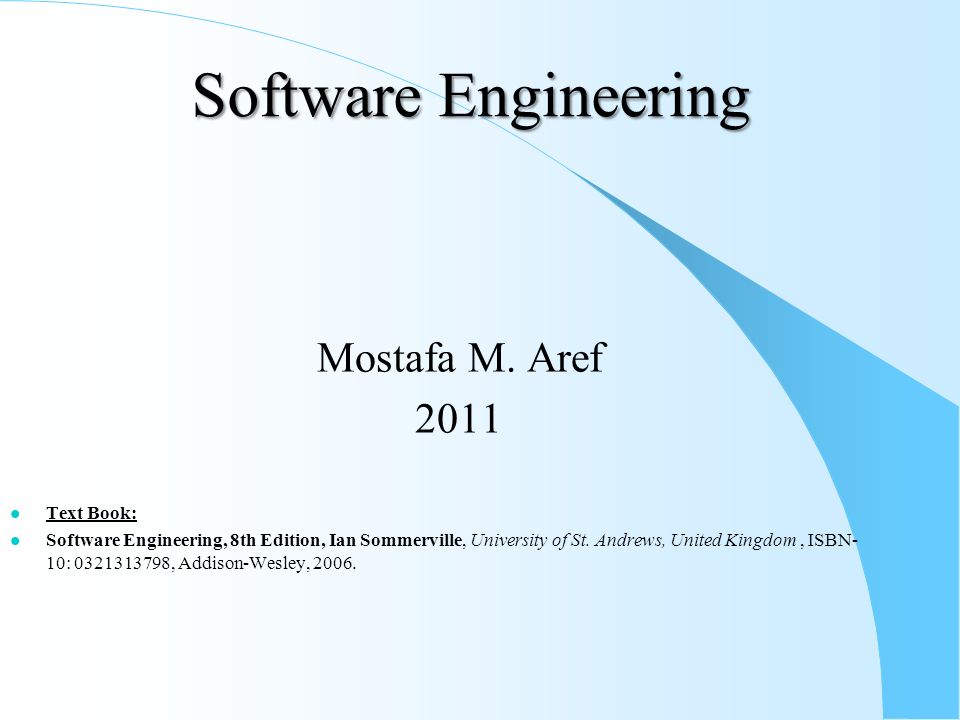 Software Engineering 8th Edition Solutions To Selected Exercises