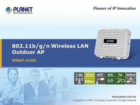 802.11b/g/n Wireless LAN Outdoor AP