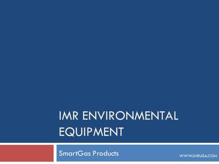 IMR Environmental Equipment