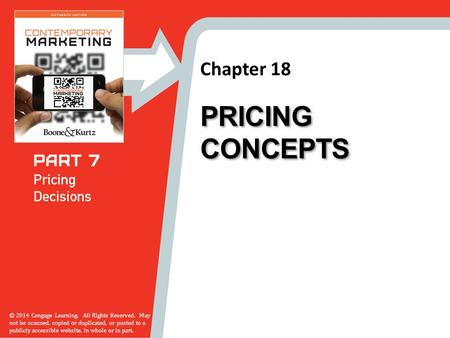 Pricing Concepts.