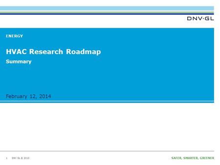 HVAC Research Roadmap Summary.