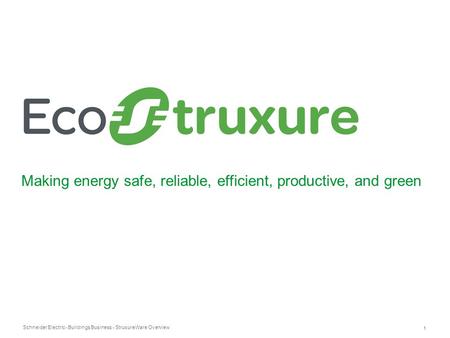 Making energy safe, reliable, efficient, productive, and green