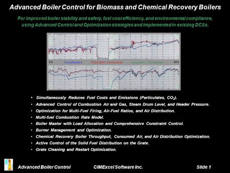 Advanced Boiler Control for Biomass and Chemical Recovery Boilers