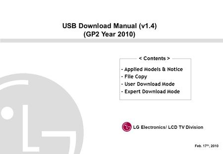USB Download Manual (v1.4)