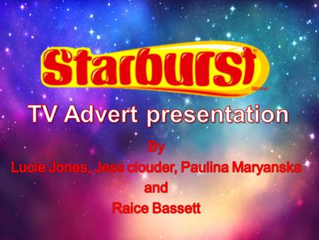 TV Advert presentation