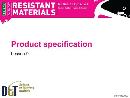 Product specification