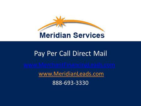 Pay Per Call Direct Mail