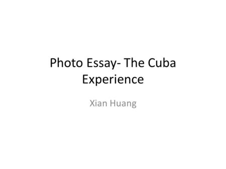 Photo Essay- The Cuba Experience Xian Huang. This is the Liberty Square in the city of Matanzas, Cuba. In the center of the square there is a statue of.