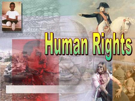 Objectives define what rights we have as humans and how those rights could be taken away or suppressed. read and discuss the article 2 In Would- Be Opposition.