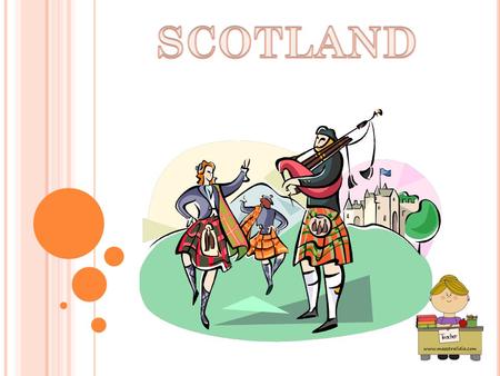 S COTLAND IS A PART OF G REAT B RITAIN. IT IS IN THE NORTH OF GREAT BRITAIN. T HE CAPITAL IS E DINBURGH, BUT THE LARGEST CITY IS G LASGOW. P EOPLE WHO.