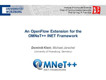 An OpenFlow Extension for the OMNeT++ INET Framework