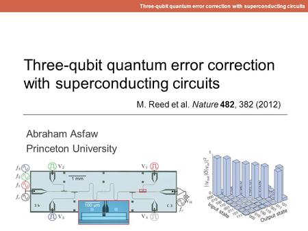 Three-qubit quantum error correction with superconducting circuits