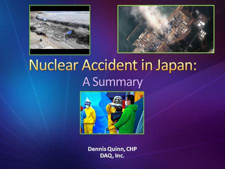 Nuclear Accident in Japan: A Summary