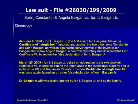 Sorin, Constantin & Angela Bazgan vs. Ion I. Basgan Jr.