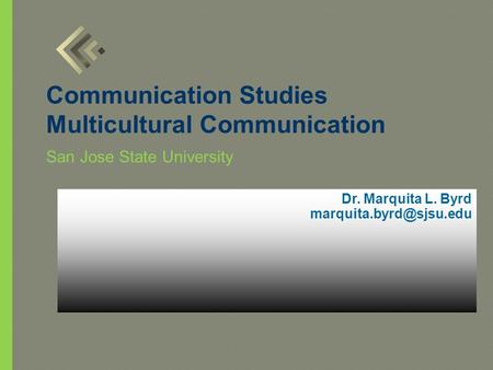 Communication Studies Multicultural Communication