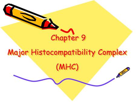 Chapter 9 Major Histocompatibility Complex (MHC)