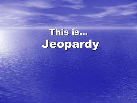 1 This is… Jeopardy 2 Theorists TermsPerspectivesBarronsTerms Cont.Misc. 100 400 500 300 200 300 200 100 200 300 400 500 200 100 500 400 300 200 100.