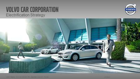 Volvo car corporation Electrification Strategy