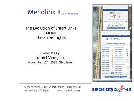 The Evolution of Smart Links The Street Lights