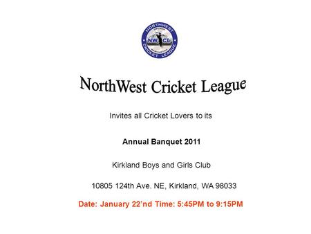 NorthWest Cricket League