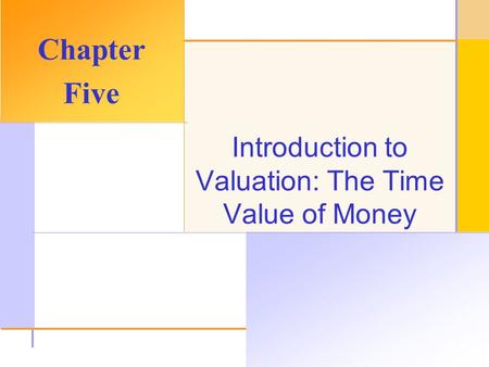 Time Value of Money Time value of money: $1 received today is not the same as $1 received in the future. How do we equate cash flows received or paid at.