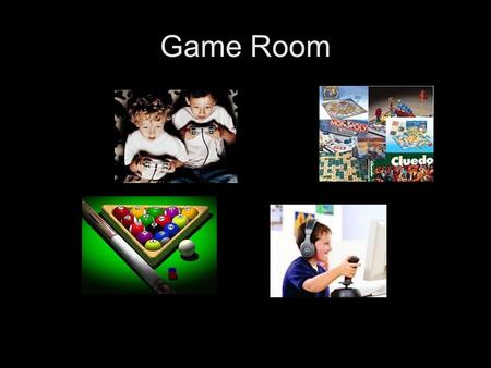 Game Room. The Next Master Designers Create your own fabulous game room using polygons.