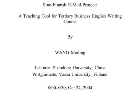 Lecturer, Shandong University, China
