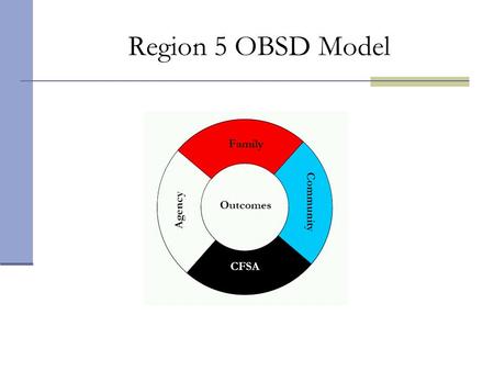 Region 5 OBSD Model.