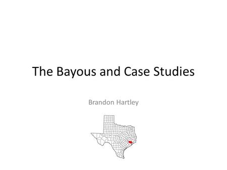 The Bayous and Case Studies