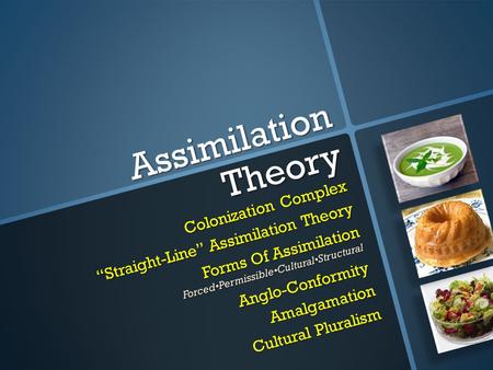 Assimilation Theory Colonization Complex
